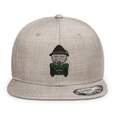 Da Oid Sinzer Bulldog Cap Erwachsene Beige Meliert Eitzing Front